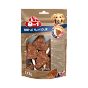 Ласощі для собак 8in1 Triple Flavour крильця, 6 шт, 113 г