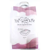 Бентонитовый наполнитель You and me для кошек, с ароматом лаванды, 5 кг