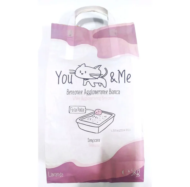 Бентонітовий наповнювач You and me для котів, з ароматом лаванди, 5 кг