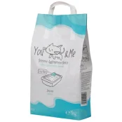 Бентонитовый наполнитель You and me для кошек, без аромата, 5 кг