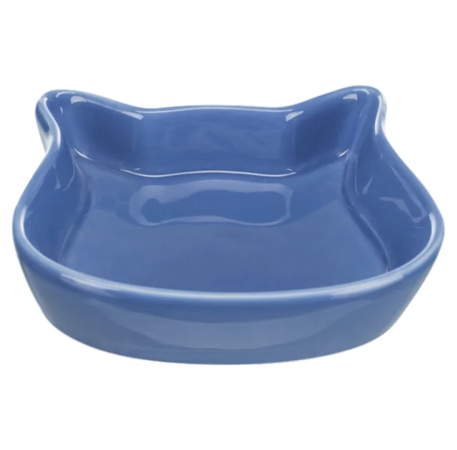 Миска Trixie в формі котячої голови для котів, кераміка, 0,25 l / 12 см