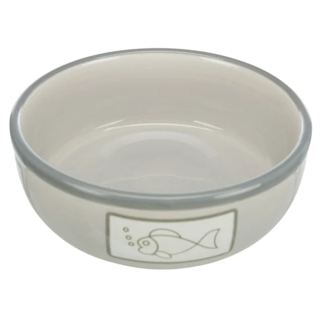 Миска Trixie для котів, кераміка, різнобарвна, 0.35 л/13 см