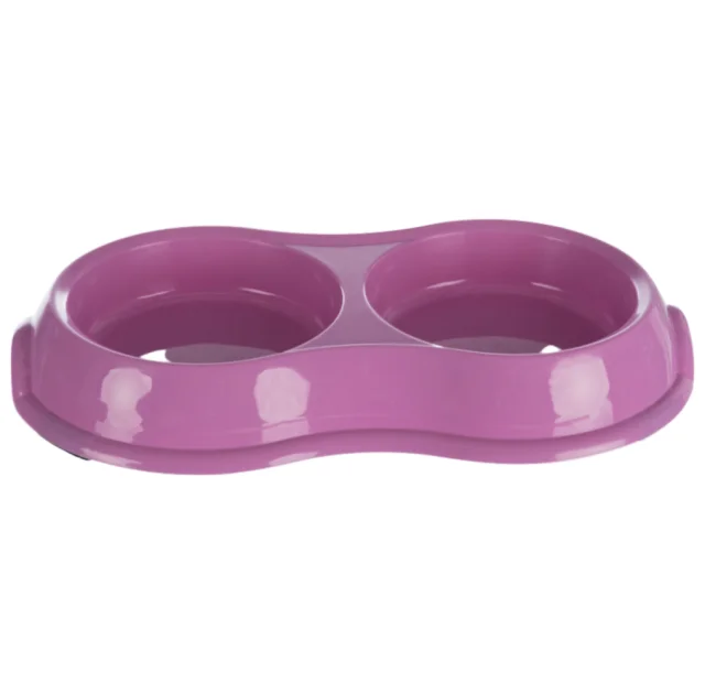 Миска подвійна Trixie, для кішок, 0.2 л, 11 см