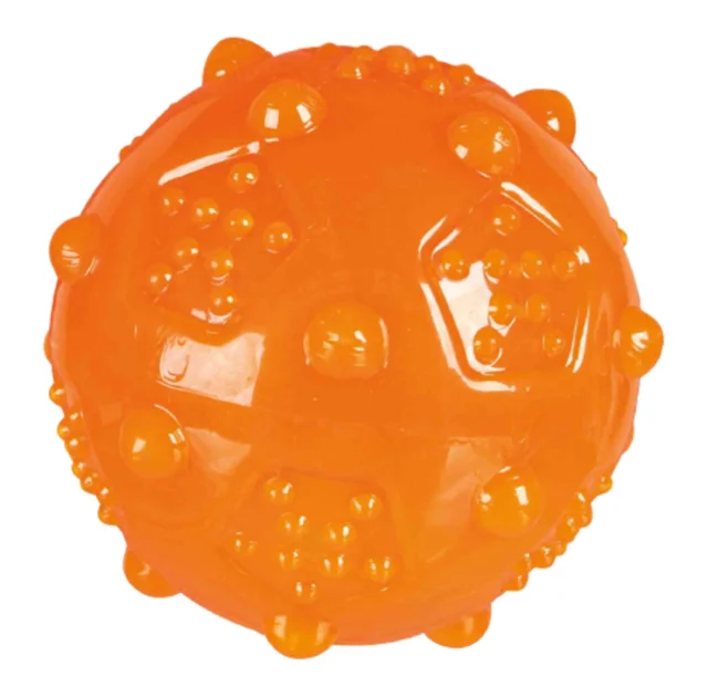 Игрушка Trixie мяч резиновый с выпукостями, для собак, 7 см