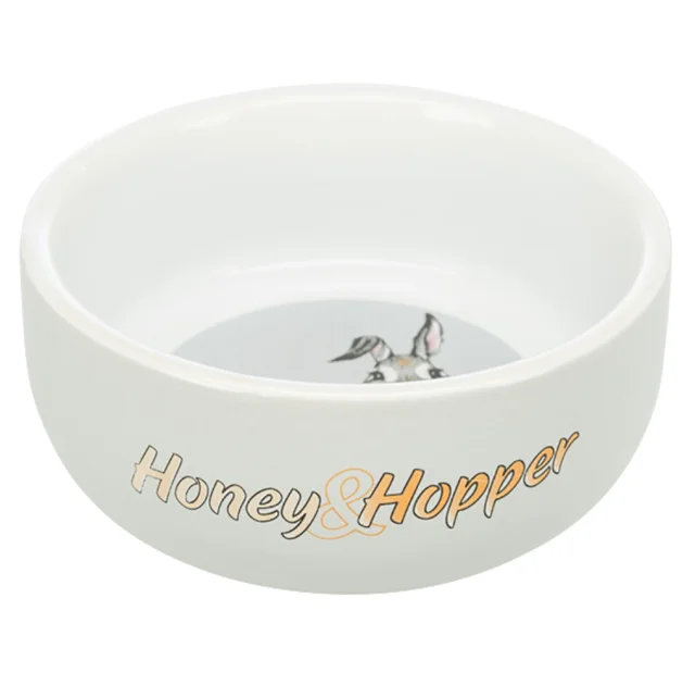 Миска Trixie Honey & Hopper для гризунів, керамічна, 11 см, 250 мл