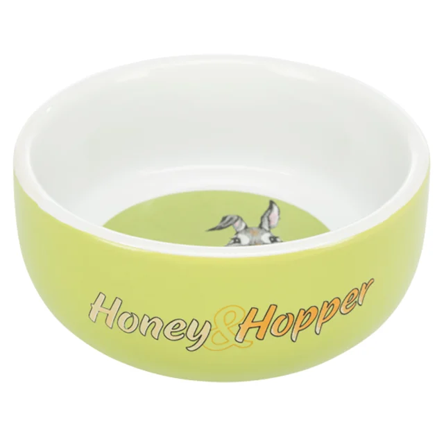 Миска Trixie Honey & Hopper для гризунів, керамічна, 11 см, 250 мл