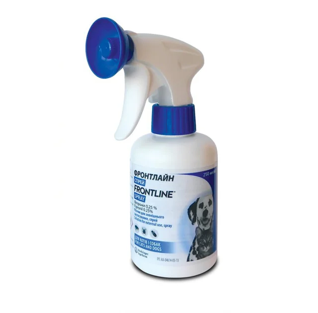 Спрей Boehringer Ingelheim Frontline от блох и клещей, 250 мл