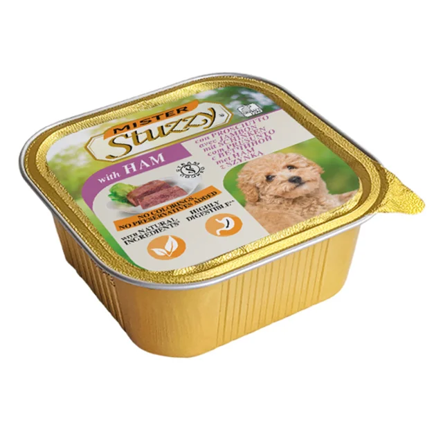 Консерви Mister Stuzzy Dog Ham з шинкою, для собак, паштет, 150 г