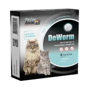 Антигельмінтний препарат AnimAll VetLine DeWorm для кішок і кошенят, упаковка Антигельмінтний препарат AnimAll VetLine DeWorm для кішок і кошенят, упаковка