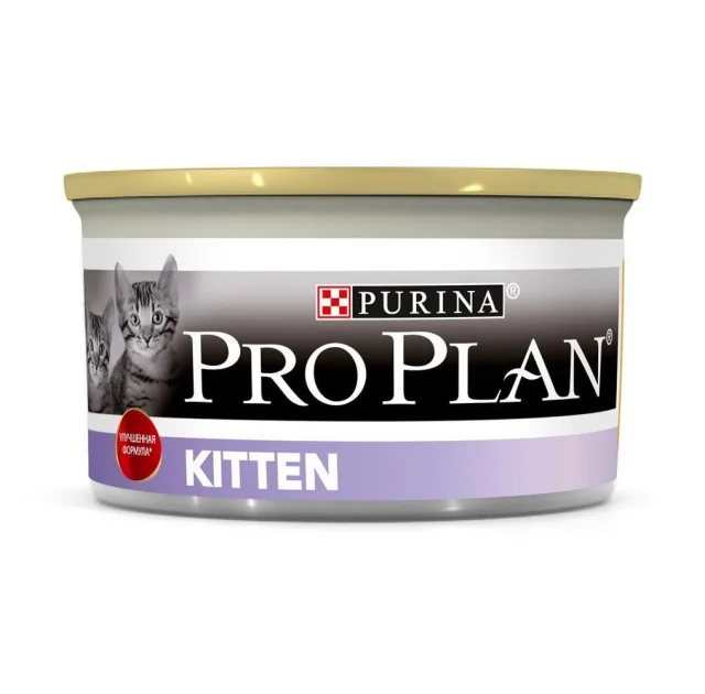 Влажный корм Purina Pro Plan Kitten для котят, с курицей, 85 г