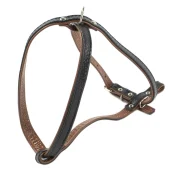 Шлейка Сristel универсальная, кожа, 15 мм, черно-коричевая