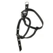 Шлейка Cristel для собак, нейлон, 13 мм / 20-25 см / 34-40 см, чёрный