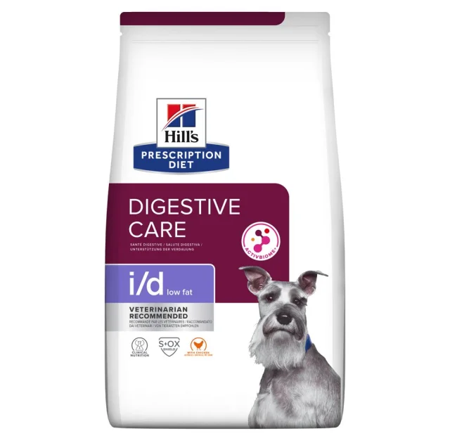 Сухий корм Hill's Canine I/D low-fat для собак, при захворюваннях шлунково-кишкового тракту, 1,5 кг