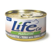 Консерва LifeCat Tuna With Small Anchovies для кошек от 6 месяцев, с тунцом и омарами, 85 г