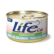 Консерва LifeCat Tuna With Squid для кошек от 6 месяцев, с тунцом и кальмаром, 85 г