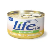 Консерва LifeCat Chicken Fillets для кошек от 6 месяцев, с куриным филе, 85 г
