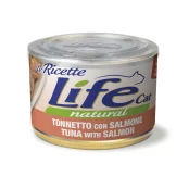 Консерва LifeCat Tuna With Salmon для кошек от 6 месяцев, с тунцом и лососем, 150 г