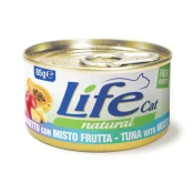 Консерва LifeCat Tuna With Fruit Mix для кошек от 6 месяцев, с тунцом и фруктовым миксом, 150 г