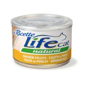 Консерва LifeCat Chicken для кошек от 6 месяцев, с куриным филе, 150 г