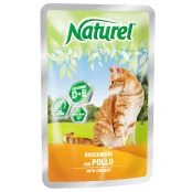 Влажный корм Naturel Chicken Chunks In Sause для кошек от 6 месяцев, с кусочками курицы в соусе, 100 г