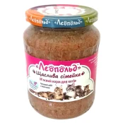 Консерви Леопольд для котів, готовий обід з індичкою, 720 г