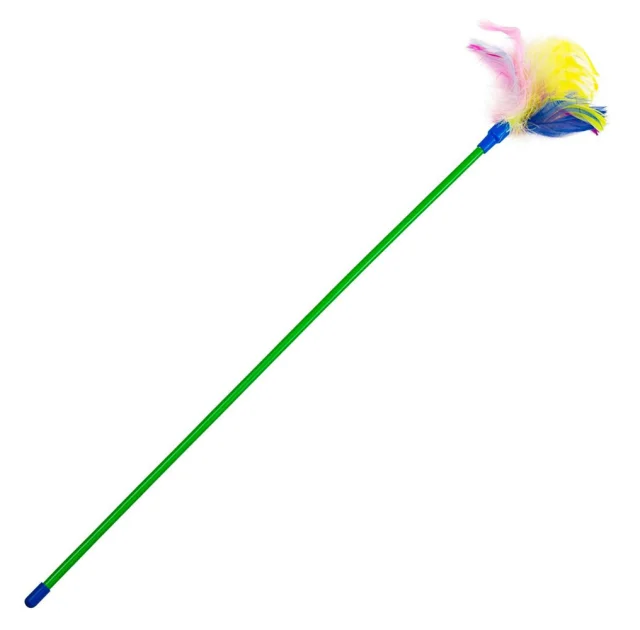 Игрушка Природа Палочка с перьями, для кошек, 50 см