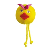 Игрушка Природа Утенок на резинке, для кошек, плюш, 5 см