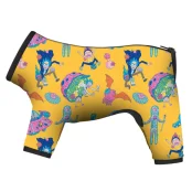 Дождевик Waudog Clothes для собак, рисунок "Рик и Морти 3", M47, 69-72/47-50 см