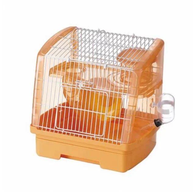 Клетка Animall Р 1107 для хомяка, оранжевая, 26×21×26 см