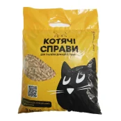 Древесный наполнитель Кошачьи дела, для кошачьих туалетов, 3 кг