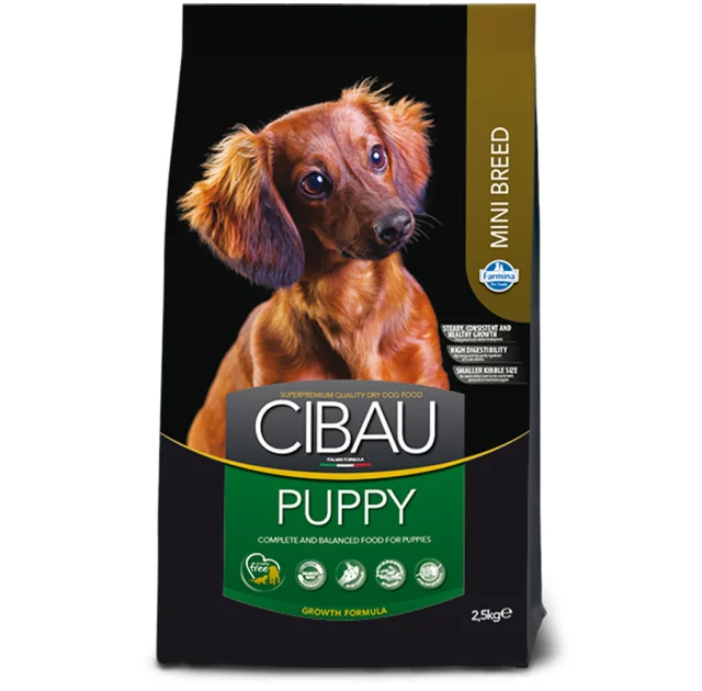 Сухой корм Farmina Cibau Puppy Mini для щенков мелких пород, с курицей, 2.5 кг