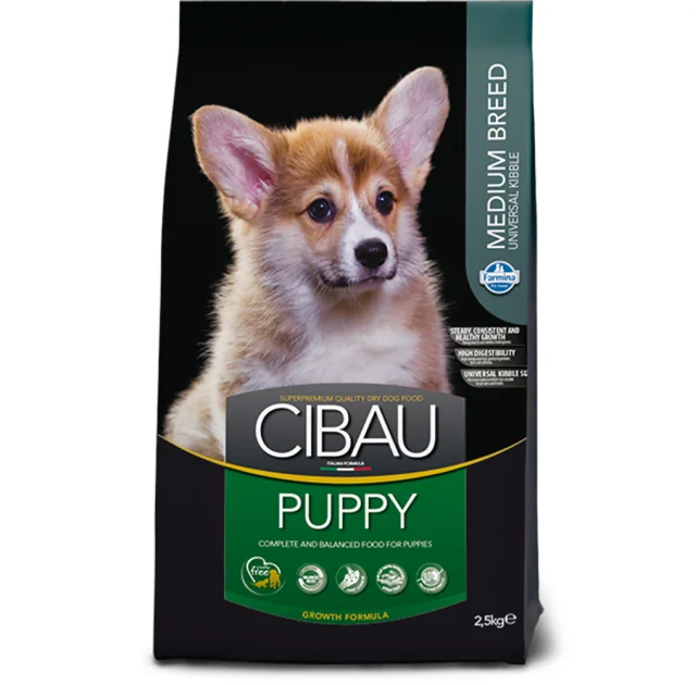 Сухий корм Farmina Cibau Puppy Medium для цуценят середніх порід, з куркою, 2.5 кг
