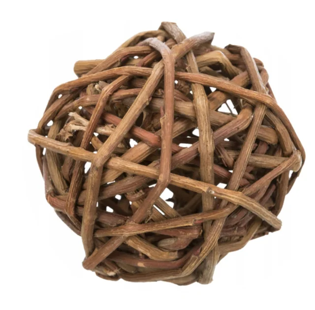 Игрушка Trixie Wicker Ball плетеный мяч, для грызунов, 6 см