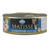 Вологий корм Farmina Matisse Cat Mousse Codfish для дорослих котів, з тріскою, 85 г