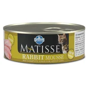 Влажный корм Farmina Matisse Cat Mousse Rabbit для взрослых кошек, с кроликом, 85 г