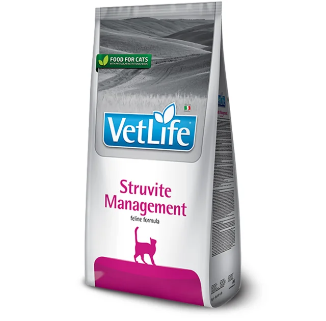 Сухий корм Farmina Vet Life Management Struvite для котів, при рецидивах струвітних уролітів, 400 г