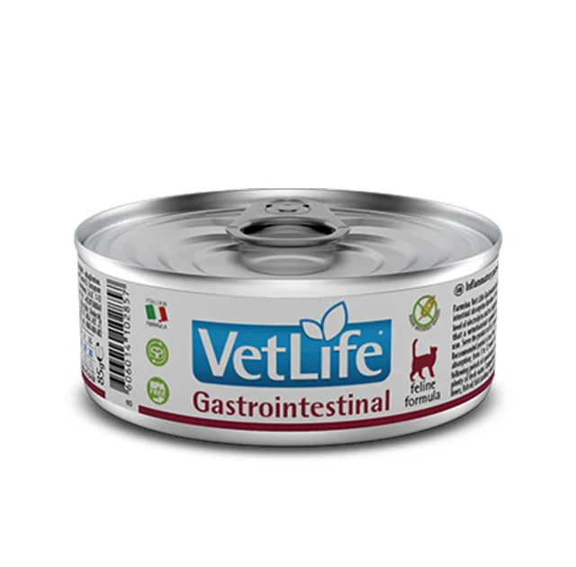 Влажный корм Farmina Vet Life Gastrointestinal для кошек, при заболевании ЖКТ, 85 г