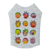 Майка Waudog Clothes для собак, рисунок "Рик и Морти 1", S30