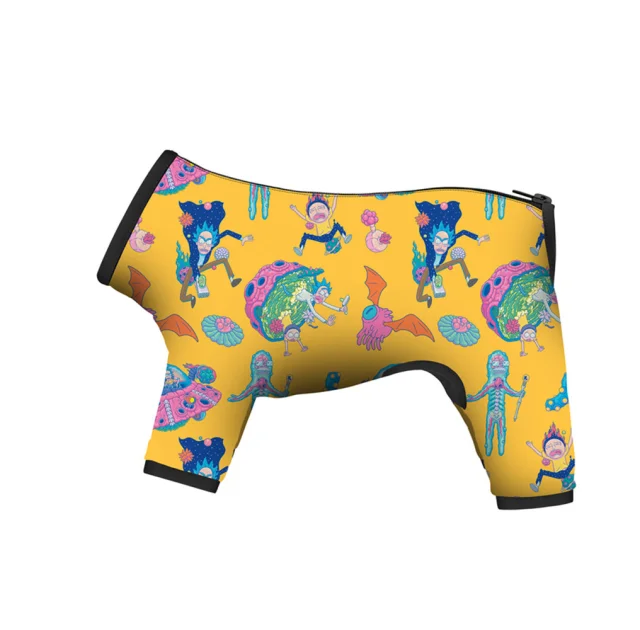 Дождевик Waudog Clothes для собак, рисунок "Рик и Морти 3", M45