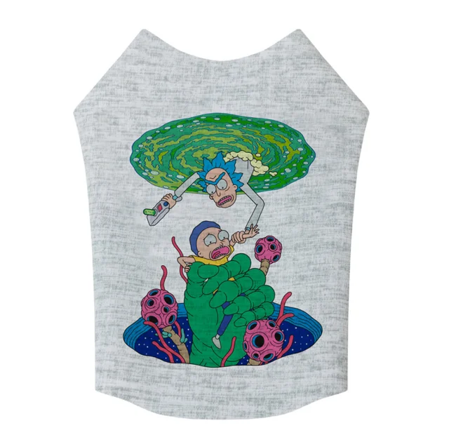 Майка Waudog Clothes для собак, рисунок "Рик и Морти 3", S40