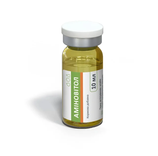 Розчин BioTestLab Аміновітол для тварин, комплекс вітамінів та амінокислот, 10 мл