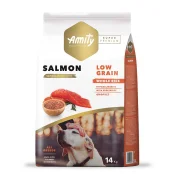 Сухой корм Amity Super Premium Adult Salmon для взрослых собак всех пород, низкозерновой, с лососем, 14 кг