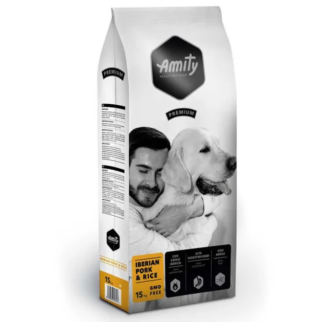 Сухий корм Amity Premium Adult Iberian Pork&Rice для дорослих собак, з іберійською свининою та рисом, 15 кг