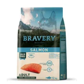 Сухий корм Bravery Salmon Large/Medium Adult для дорослих собак середніх та великих порід, з лососем, 12 кг