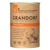 Консервы Grandorf Goose&Turkey для взрослых собак, с мясом гуся и индейки, 400 г