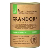 Консервы Grandorf Lamb&Turkey для взрослых собак, с мясом ягненка и индейки, 400 г