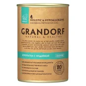 Консервы Grandorf Quail&Turkey для взрослых собак, с мясом перепела и индейки, 400 г