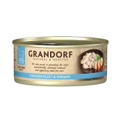 Консервы Grandorf Chicken Breast&Shrimps для кошек, куриная грудка с креветками, 70 г