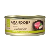 Консервы Grandorf Tuna Fillet&Crab Fillet для кошек, филе тунца с мясом краба, 70 г
