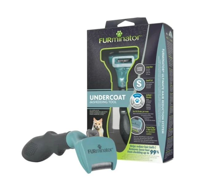 Дешеддер FURminator Long Hair для кошек с длинной шерстью, размер S
